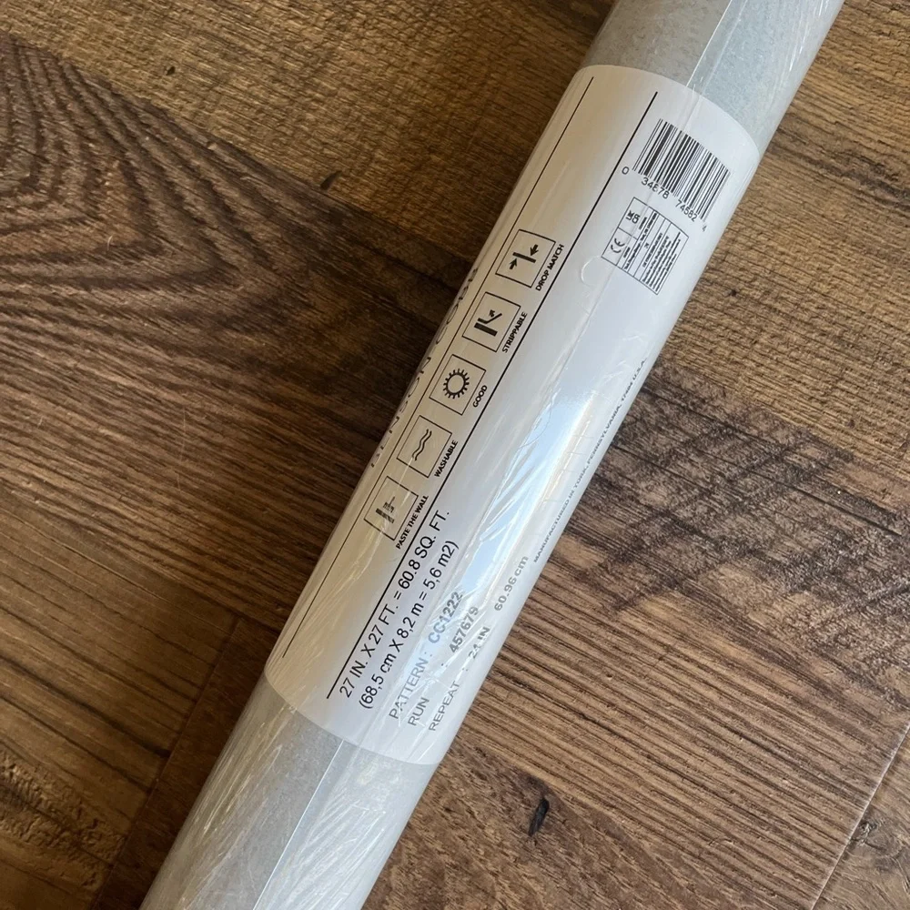 NWT York Benson Cobb Wallpaper CC1222 Blue Salt Flats Wallpaper 1 Double Roll